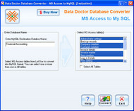 Microsoft Access Database Converter screenshot